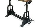 Industrial Architect's Drafting Desk - Adjustable Crank Cast Iron Base - Tilt Top - Knox Deco - Desks