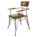 Skybridge Dining Chair - Wire Industrial Armchair - Mid-century - Pair - Knox Deco - Seating