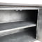 Industrial Bar Cart - Metal Console Cabinet - Solid Wood Top - Iron Casters - Knox Deco - Storage