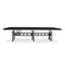 Industrial Communal Table - Cast Iron Base - Adjustable Height - Ebony Top - Knox Deco - Tables