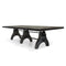 KNOX Adjustable Communal Dining Table - Industrial Crank 120 X 48" Ebony - Knox Deco - Tables