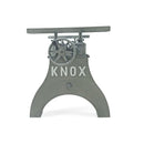 KNOX Industrial Writing Table Desk Base - Cast Iron Adjustable Height - DIY - Knox Deco - DIY