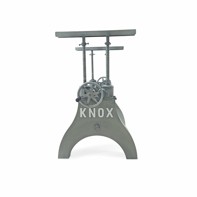 KNOX Industrial Writing Table Desk Base - Cast Iron Adjustable Height - DIY - Knox Deco - DIY