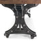 Longeron Industrial Dining Table - Adjustable Height - Casters - Walnut Top - Knox Deco - Tables