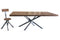 Mid-century Modern Industrial Dining Table - Crossed Leg - Pyramidal Truss - Knox Deco - Tables