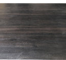 Otis Steel Dining Table - Adjustable Height - Iron Base - Casters - Ebony - Knox Deco - Tables