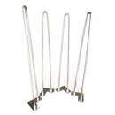 Premium 2 Rod Stainless Steel Hairpin Legs 1/2" Diameter - 28" Tall - Knox Deco - DIY