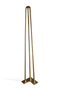 Premium 3 Rod Hairpin Legs 1/2" Diameter Brass - Set of 4 - 28" Tall - Knox Deco - DIY