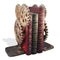 Premium Steampunk Bicycle Sprocket Bookends - Metal Cogs Gears - Pair - Knox Deco - Bookends