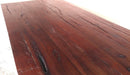Reclaimed Distressed Hardwood Dining or Desk Top 80x40 2.25" Provincial Dark Stain - Knox Deco - DIY