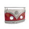 Retro Volkswagon Van Rustic 3D Metal Wall Light - Red - 48" x 34" - Knox Deco - Lighting