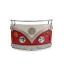 Retro Volkswagon Van Rustic 3D Metal Wall Light - Red - 48" x 34" - Knox Deco - Lighting