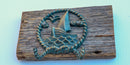 Viking Sailboat Wall Hanger Hooks - Cast Iron Metal Ship - Good Omens - Knox Deco - Decor
