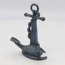 Ship Anchor Photograph or Phone Holder - Metal - Cast Iron Nautical Desk - Knox Deco - Decor