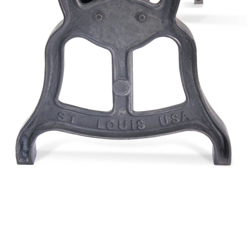 Shoemaker Industrial Revolution Cast Iron Adjustable Crank Base - DIY - Knox Deco - DIY