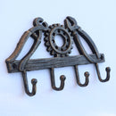 Blacksmith Tools Wall Hanger - Farrier Metalwork - Cast Iron Hooks - Knox Deco - Decor