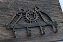 Blacksmith Tools Wall Hanger - Farrier Metalwork - Cast Iron Hooks - Knox Deco - Decor
