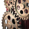 Premium Steampunk Bicycle Sprocket Bookends - Metal Cogs Gears - Pair - Knox Deco - Bookends