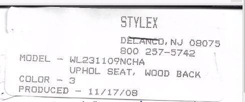 Stylex Welcome Dining Office Chair - MCM Style - Made in USA - Set of 4 - Knox Deco - Seating