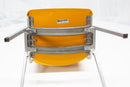 Vintage Aluminum Steelcase Side Chair - Orange - MCM USA - Pair - Knox Deco - Seating