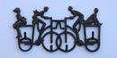 High Wheel Bicycle Wall Hanger Hooks - Metal - Cast Iron Key Rack - Knox Deco - Decor