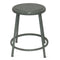 Vintage Industrial Metal Steel Stool - Gray - 18" Seat Height - Pair - Knox Deco - Seating