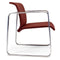 Vintage Peter Protzman Armchair by Herman Miller - Chrome - Burgundy - Knox Deco - Seating