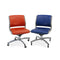 Vintage Steelcase Office Chair - Orange Vinyl - Adjustable - Casters - MCM - Knox Deco - Seating