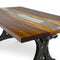 Walnut Live Edge Slab Dining Table Top - Clear River Epoxy - 80 x 40 x 2" - Knox Deco - DIY