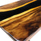 Walnut Live Edge Slab Dining Tabletop - Black River Epoxy - 80 x 40 x 2" - Knox Deco - DIY